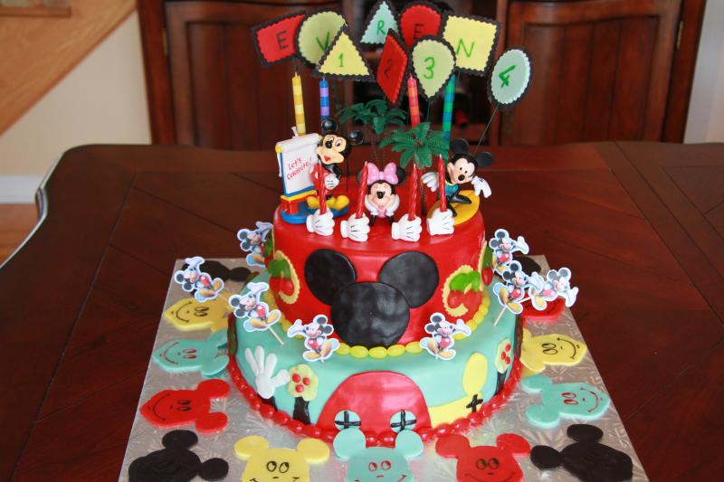 Surpriz Mickey Mouse cake