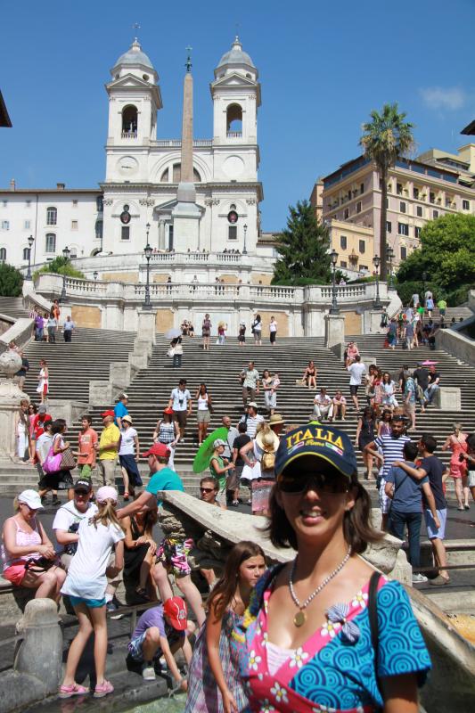 Piazza di Spagna (Ispanyol merdivenleri)